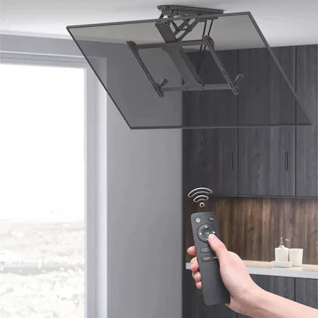 SkyLift Pro™ – Suporte Motorizado de Teto para TV