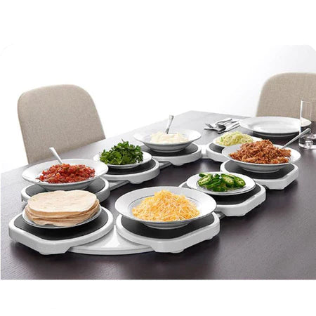 Prato de Jantar Giratório Lazy Susan Revolution | Praticidade e Estilo na Sua Mesa!